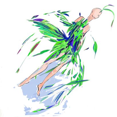 Phykos Biodesign Dress - a Digital Art Artowrk by Raoumiite 